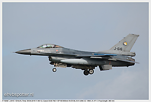 F-16AM - J-616_EHLW